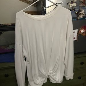 White sweatshirt
